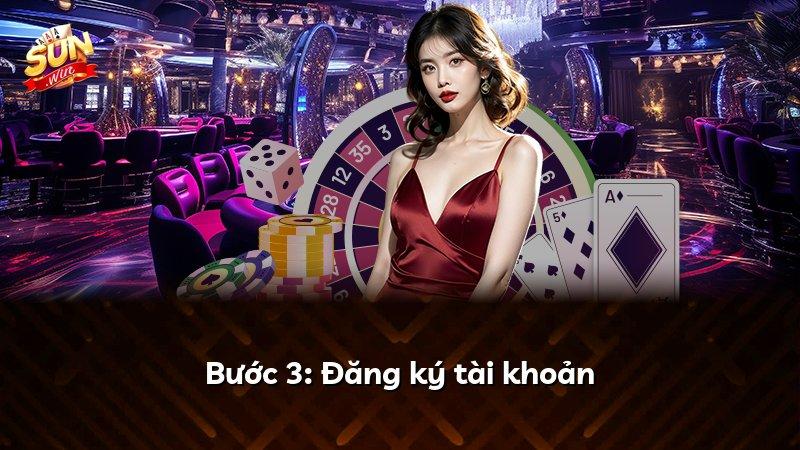 Bước 3: Đăng ký tài khoản
